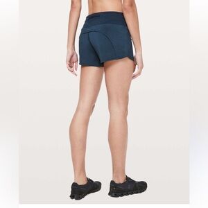 Women's Lululemon Navy Run Times Athletic Shorts
